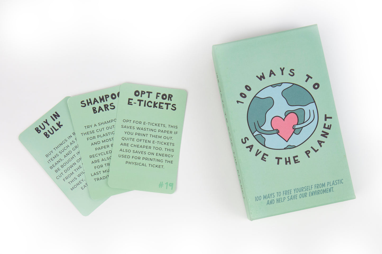 Cards "100 ways to save the Planet"